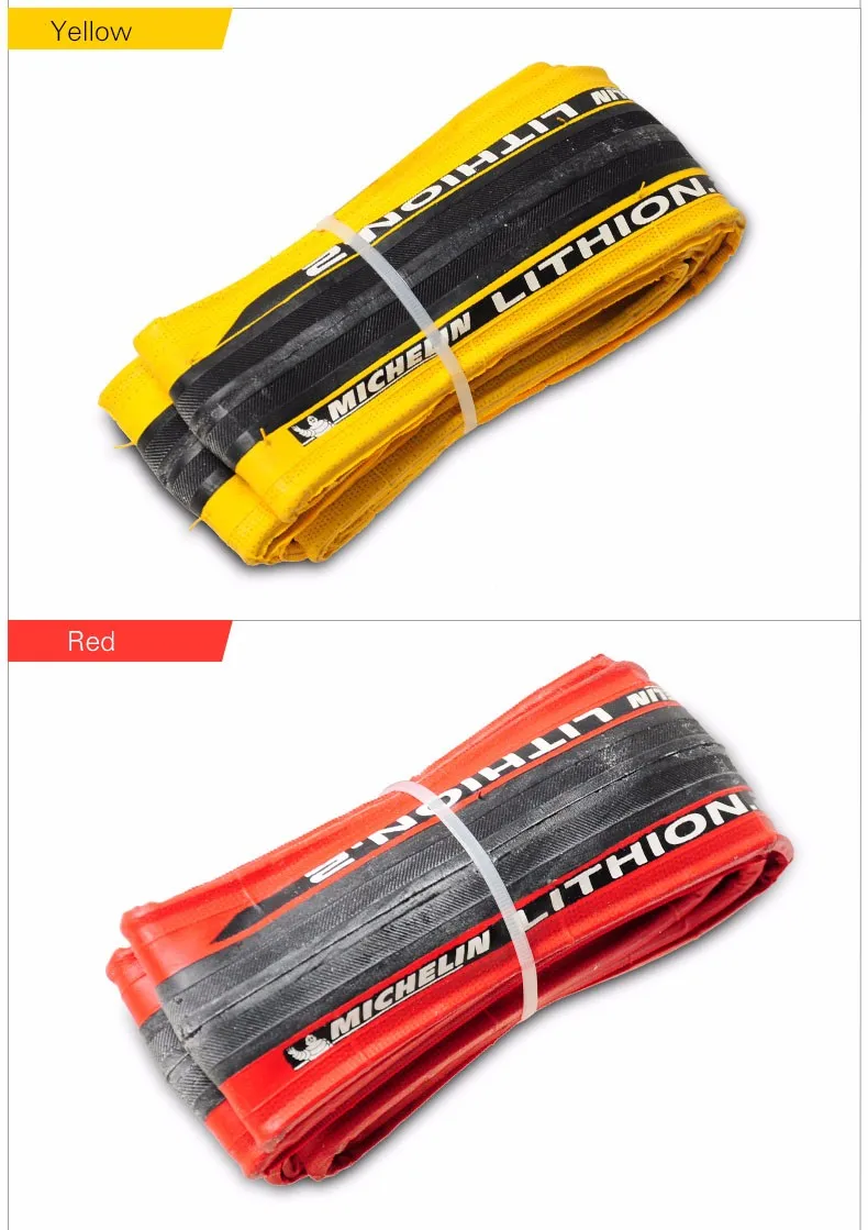 Оригинальные Шины для шоссейного велосипеда Michelin LITHION 2, 700* 23C, прокол 260 г, светильник 700C, синие, красные, черные, желтые шины, велосипедные шины