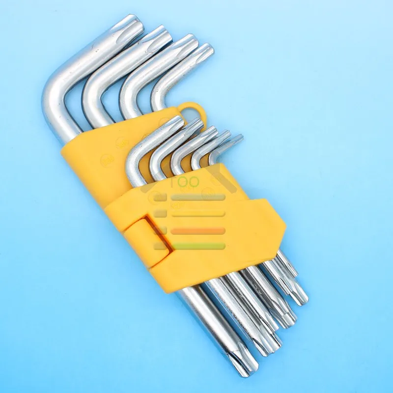 9 шт. CR-V комплект отверток звезда Torx ключ вскрытия профессиональный инструмент T10