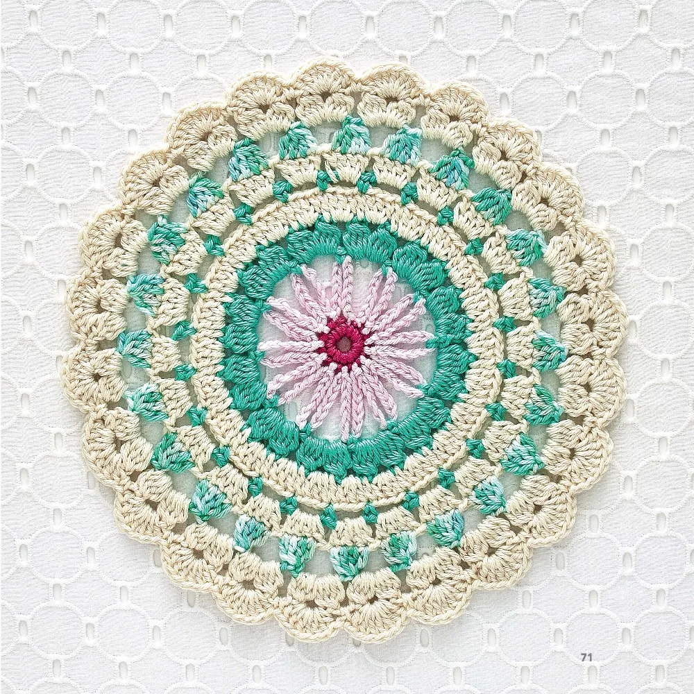 Новое поступление крючок на мандалы: 30 большое узоры для вязания крючком на китайском языке/ручной работы книги "сделай сам"