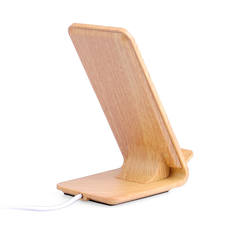 Waza Fast Wireless Charger Wooden For S6/S6 edge plus/S7/S7 edge/Note5/S8/S8 PLUS Or Other Built-in Qi Receiver Smart Phone | Мобильные