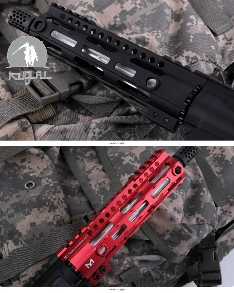 Гелевый бластер ультра легкий свободный поплавок MI Handguard страйкбол тактический Пикатинни База Forend прицел крепление M-LOK 7 ''9'' 12''