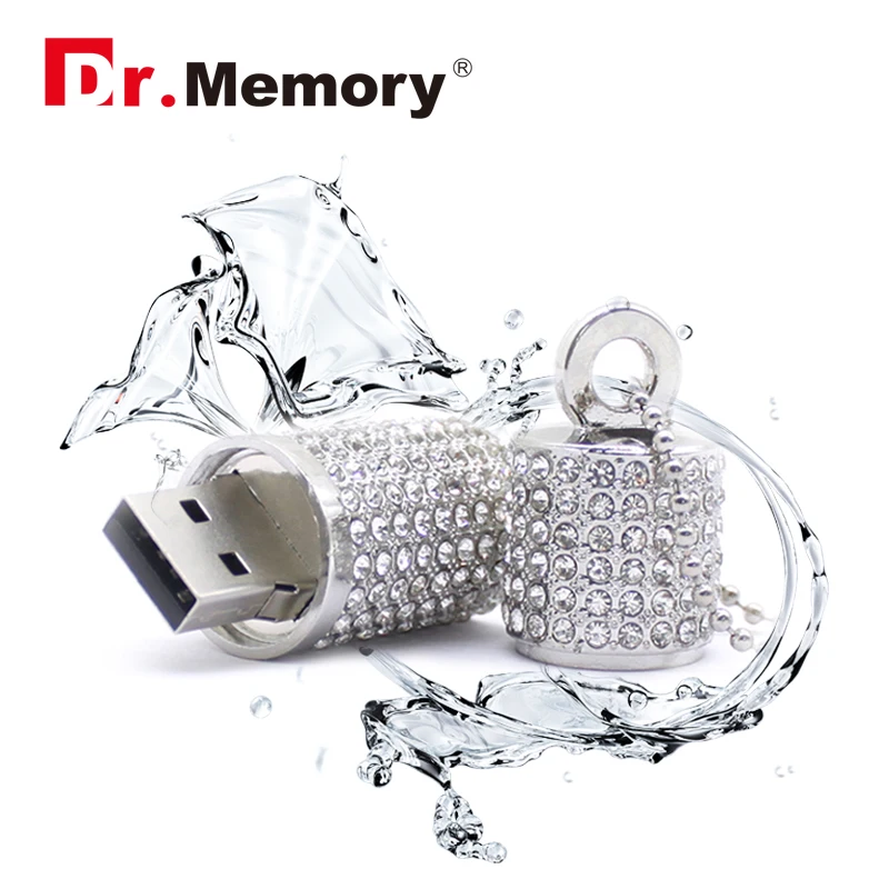 Флэш накопитель Стразы с бриллиантами водонепроницаемый USB 4 ГБ 8 16 32 64 ГБ|USB