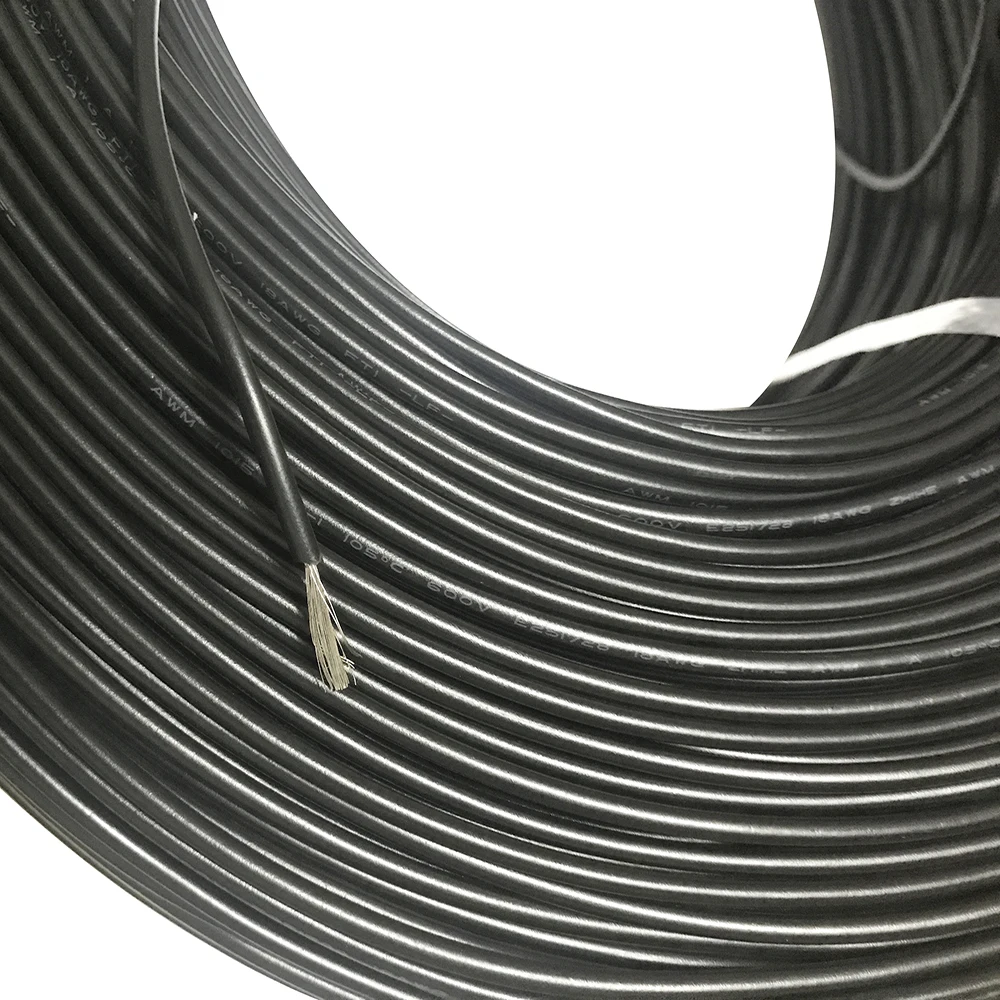 UL1015 18AWG OD 2 8 мм изолированный из ПВХ экологически чистая луженая медная