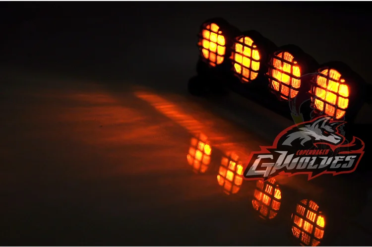 GWOLVES 5mode Strobe brightness flash LED Light 1/10 1/8 1/5 Traxxas Tamiya HSP HPI Monster Short Truck Rally Crawler rc parts|rc parts|crawler rcrc