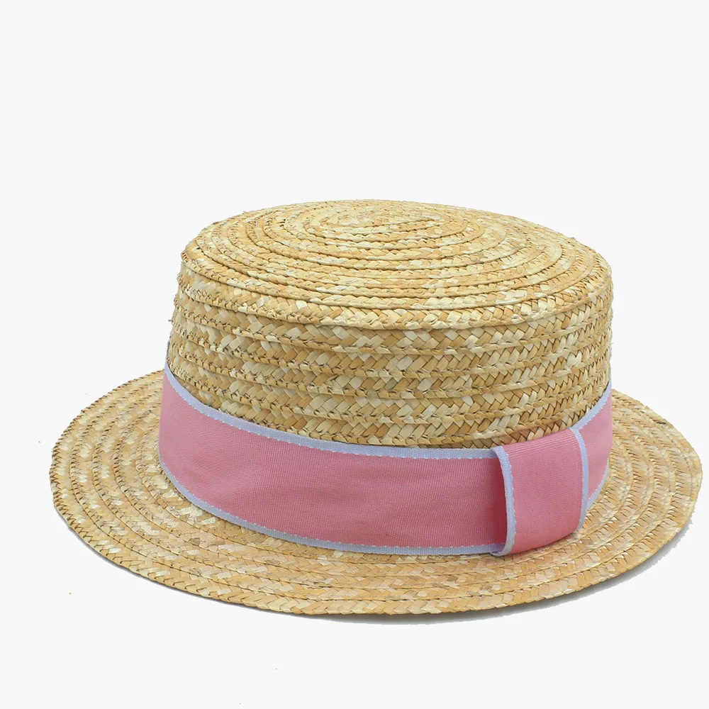 Летняя Пляжная Женская и мужская соломенная шляпа-федора для элегантной леди