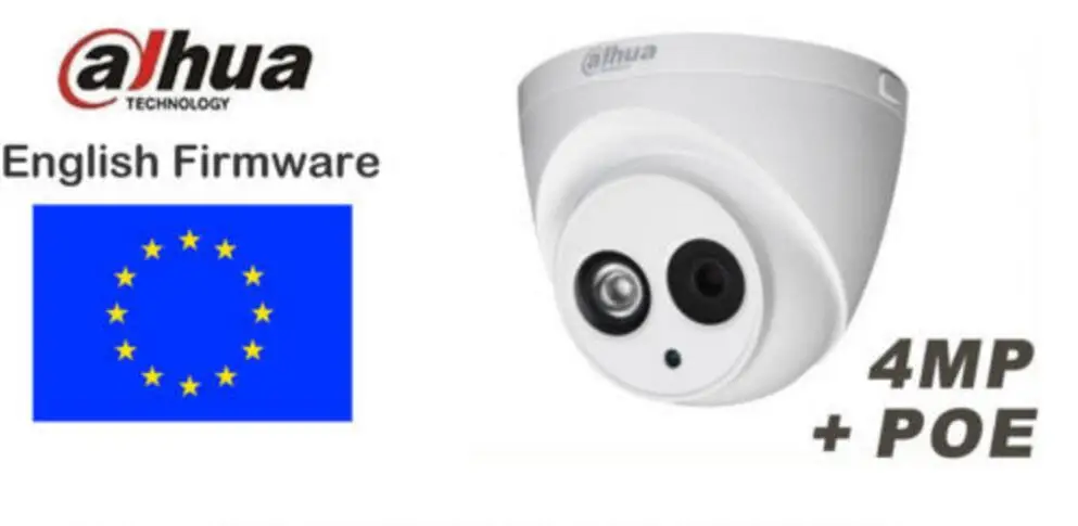 4 Megapixel CMOS с прогрессивной разверткой 2.8 мм Full HD 1080 P ИК IP POE купол Камера ipc hdw4421em