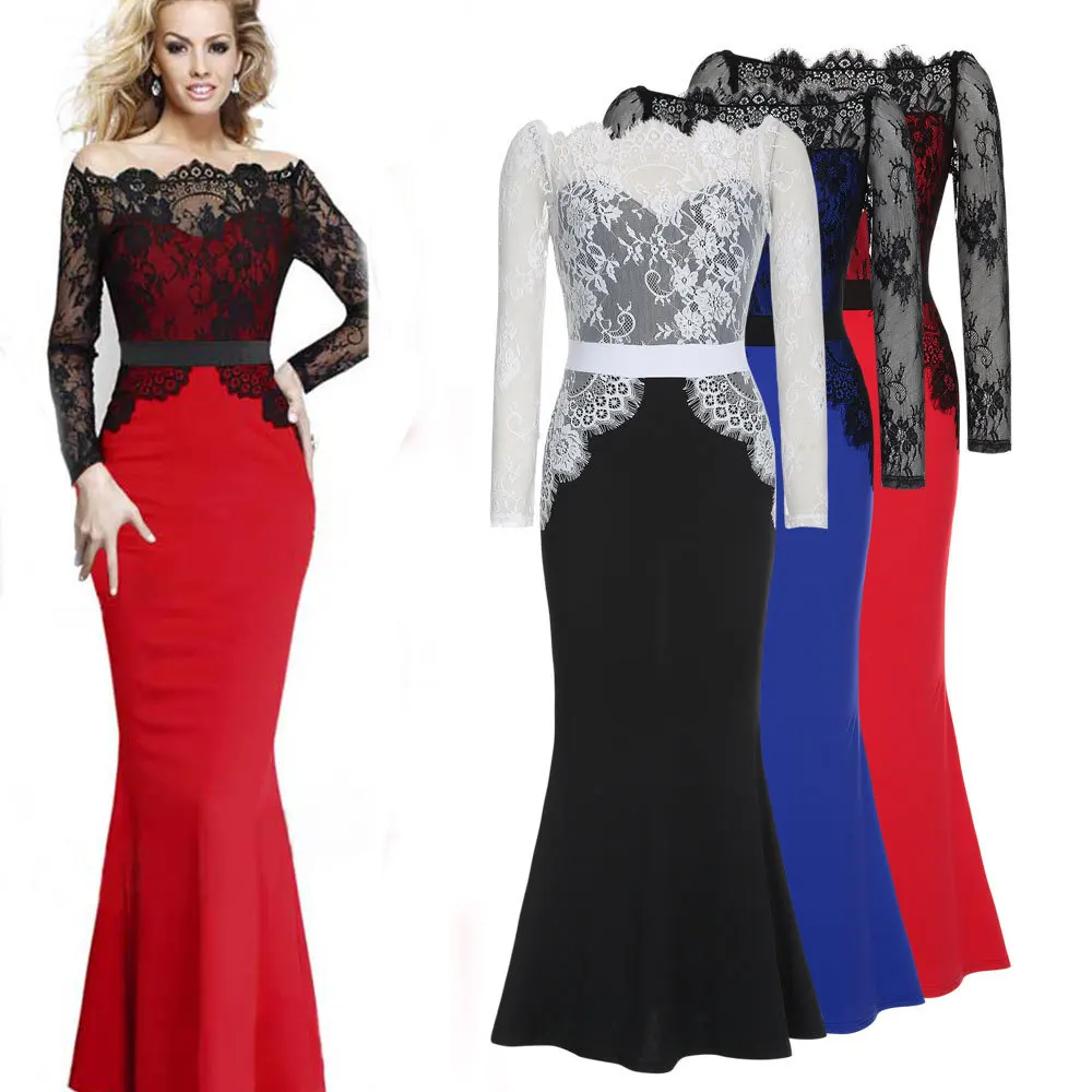 2017 Для женщин Длинные вечерние платье летние элегантные свадебные халат Винтаж