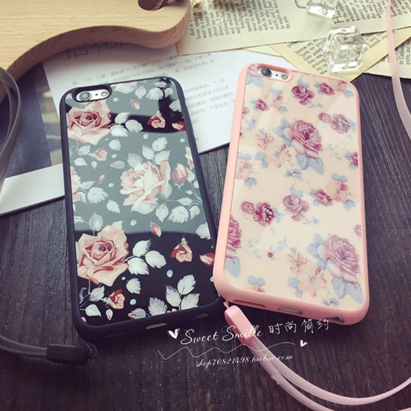 Горячая Красивая зеркальная роза цветы для девочек Силиконовый ТПУ мягкий чехол
