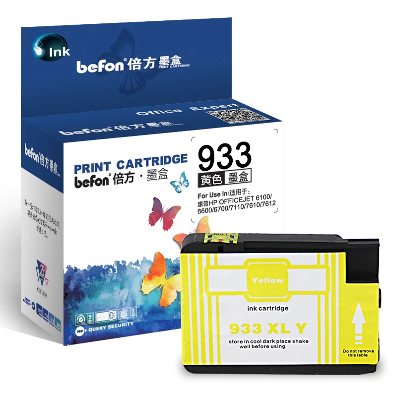 Befon 932XL 933XL Замена чернильных картриджей для hp 932 hp 933 hp 932 933 картридж для hp Officejet 6100 6600 6700 7110 7612 7612