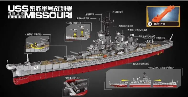 XINGBAO Военная серия ракетный Разрушитель крейсер линкор самолет корабль набор строительных блоков Кирпичи новые детские игрушки подарки