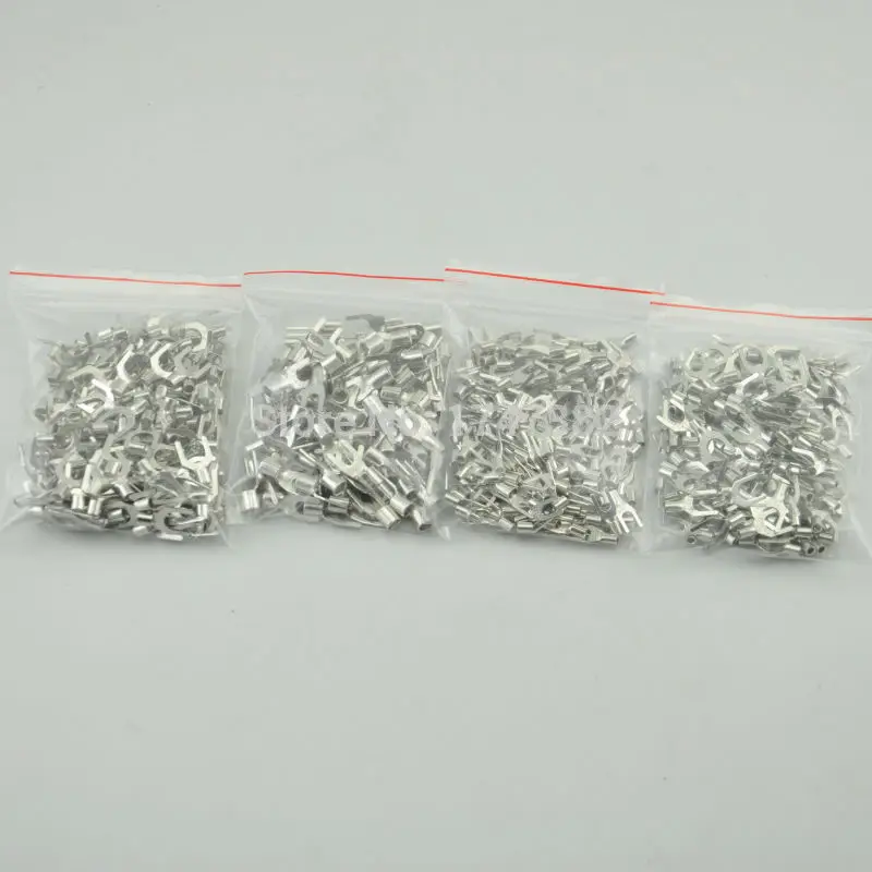 100PCS SNB5.5-5 Furcate naked terminal Non-insulated fork connector | Обустройство дома