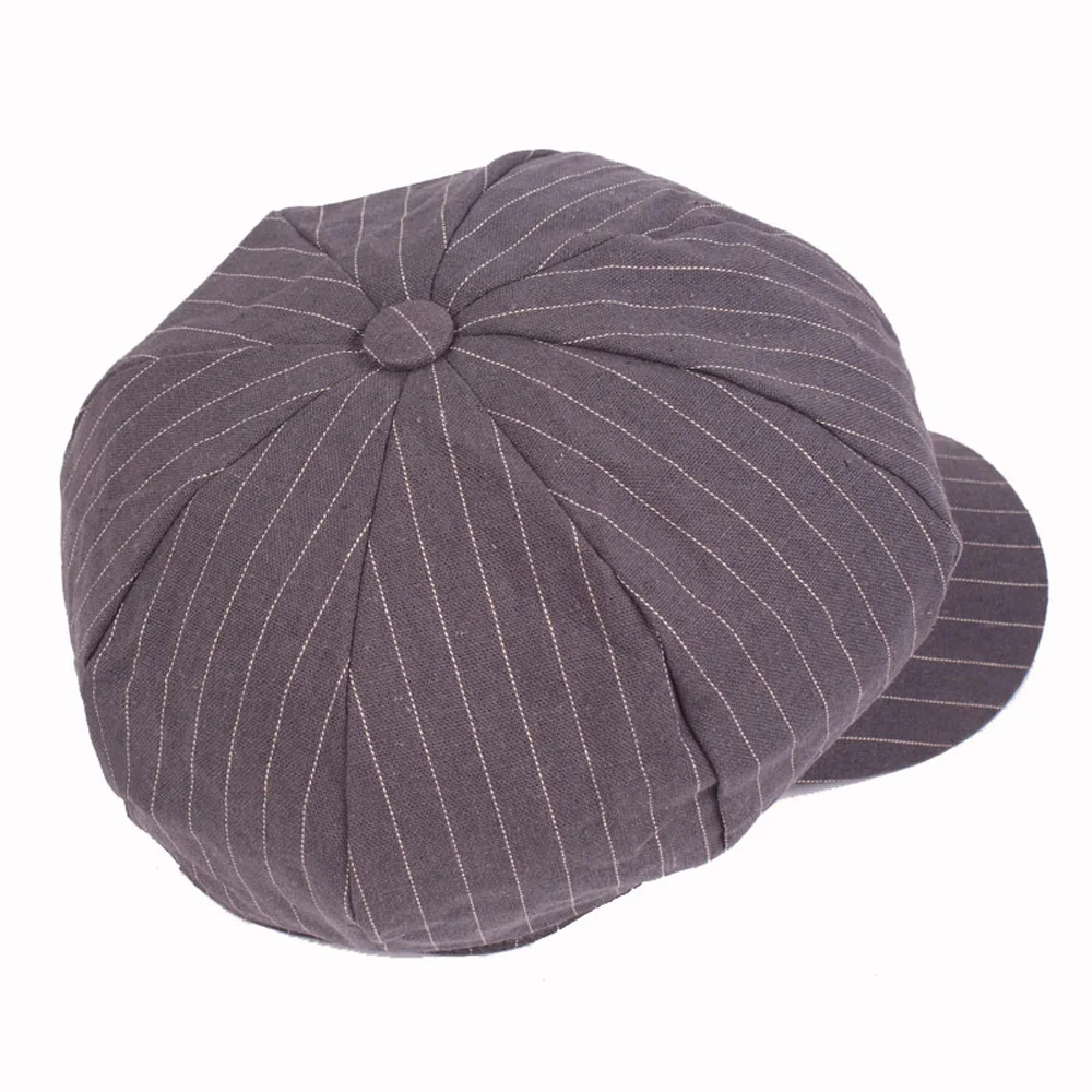 Men's Cotton Gatsby Newsboy Hat Cabbie Golf Driver Cap Peaky Flat Hats CSHAT0515 |
