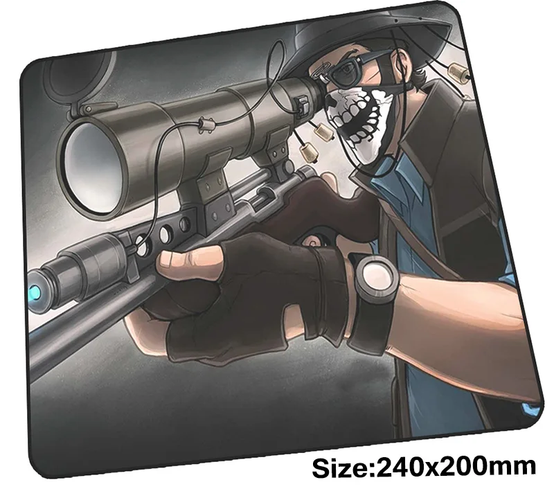 Коврик для мыши team fortress 2, игровой, 240x200 мм, для ноутбука