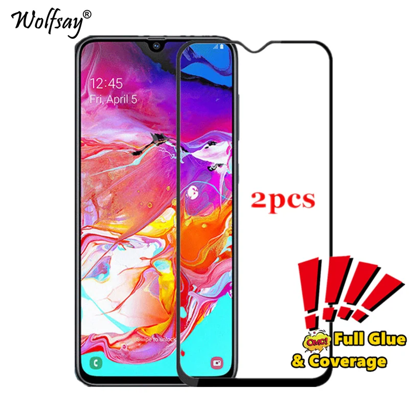 Полное покрытие, закаленное стекло для samsung Galaxy A10, защита экрана, весь клей, Защитное стекло для samsung A10, стекло для телефона A105F/DS