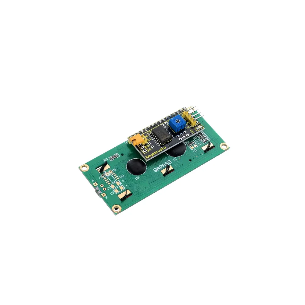 Бесплатная доставка! Модуль ЖК дисплея Keyestudio 16X2 1602 I2C/TWI с синей подсветкой для