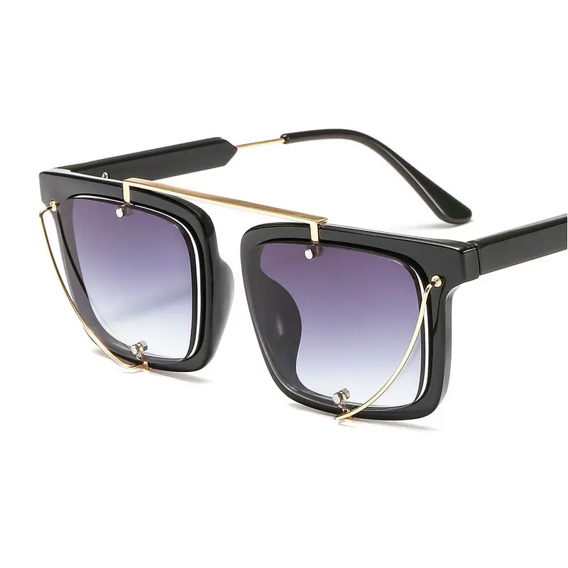 MINCL/кошка Рыжий солнцезащитные очки женщина оттенки зеркало Женские квадратные