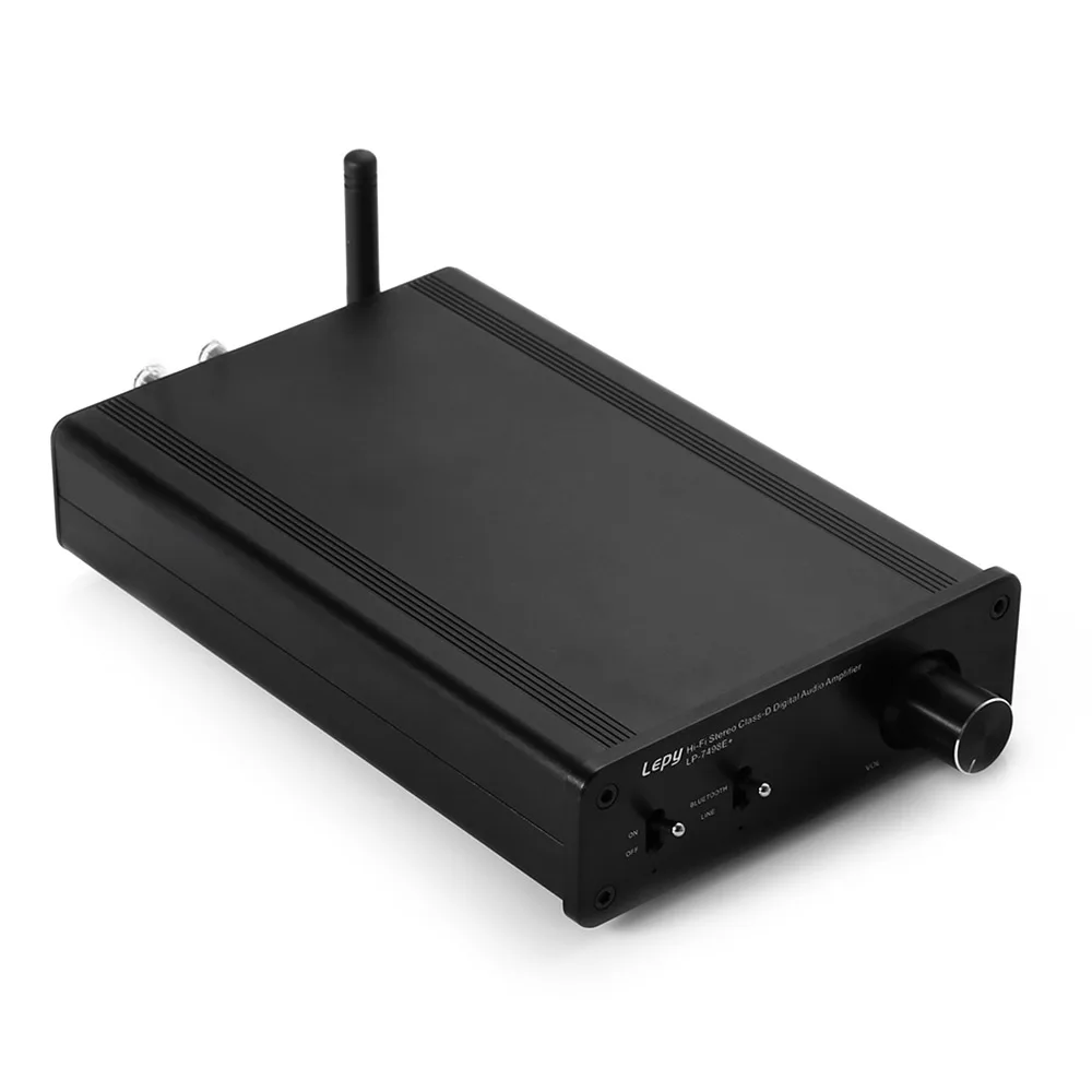 Оригинальный Lepy 7498E плюс Bluetooth Hi Fi класс D стерео 4 канала Супер бас аудио усилитель