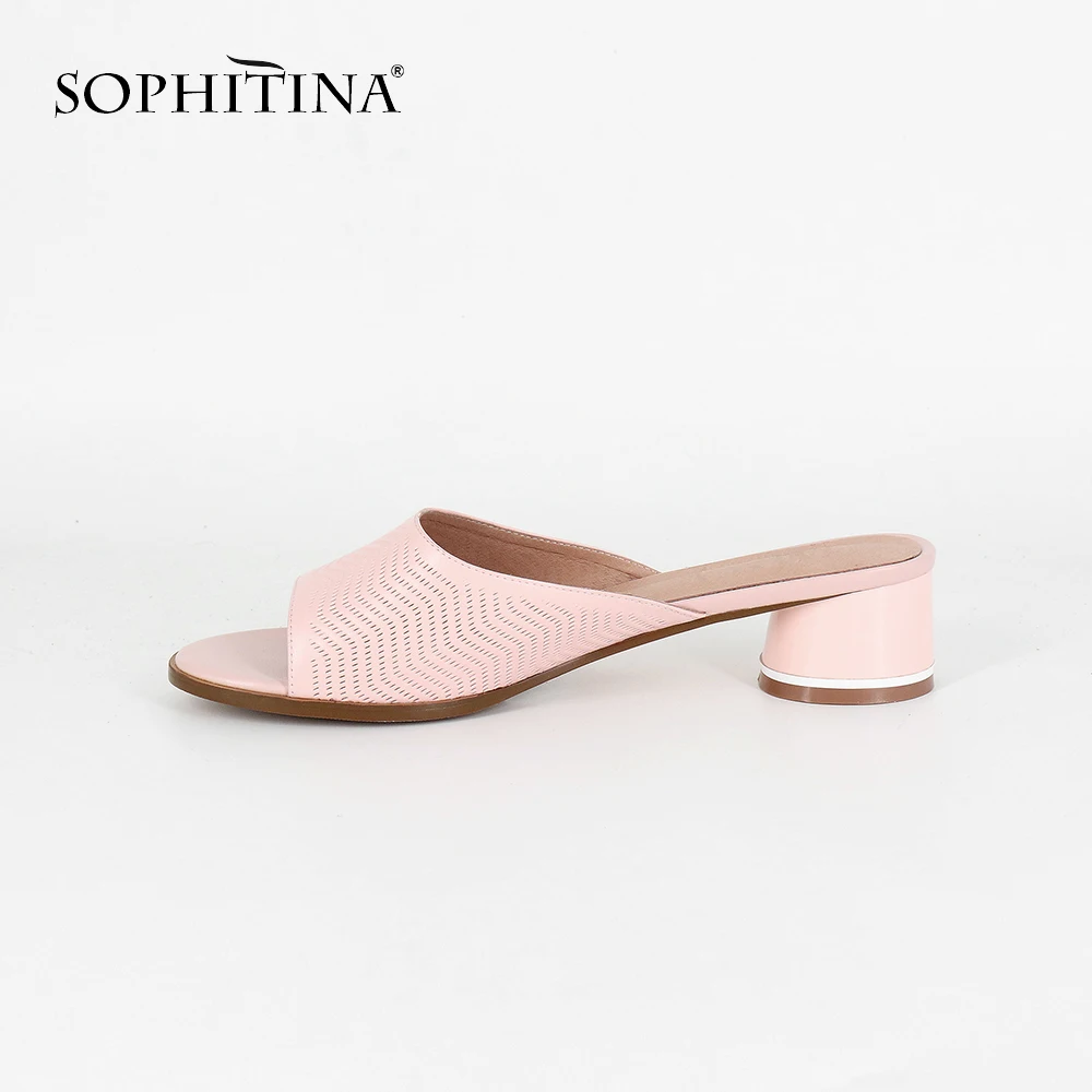 SOPHITINA/Новинки на лето 2019г. Модные женские тапочки больших размеров 36–44 Женские