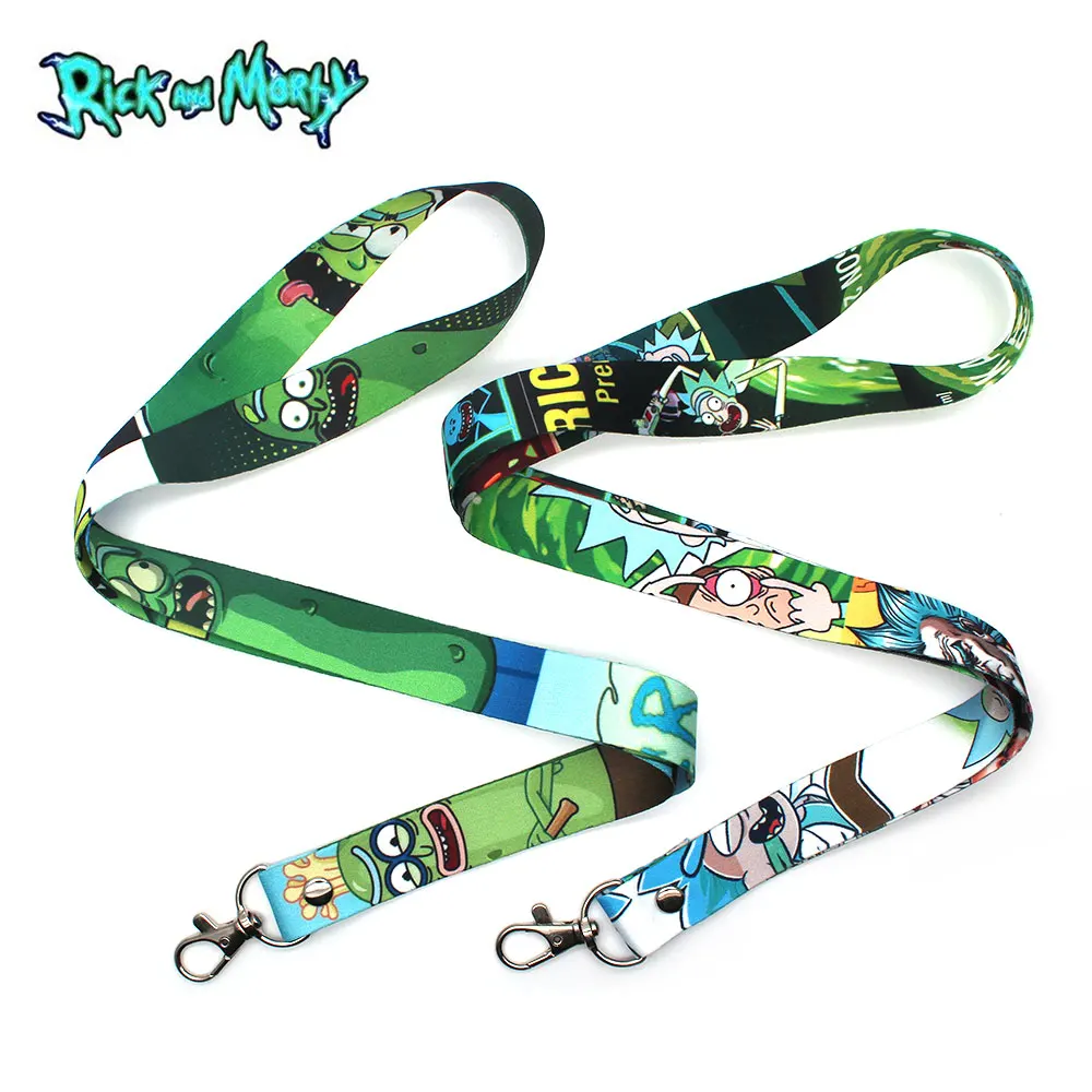 OHCOMICS 2 шт./Набор Горячая Аниме Рик и Морти Пикл веревка для сотового телефона