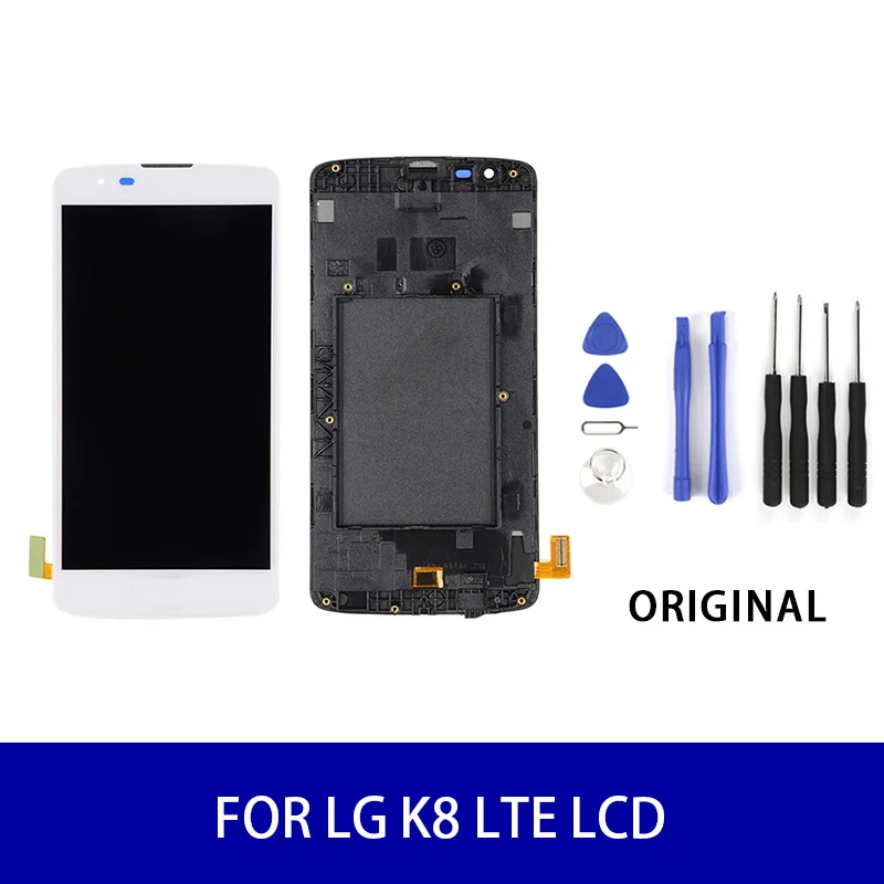 ЖК дисплей для LG K8 LTE K350/K350n/K350e/K350DS с сенсорным экраном и дигитайзером в сборе