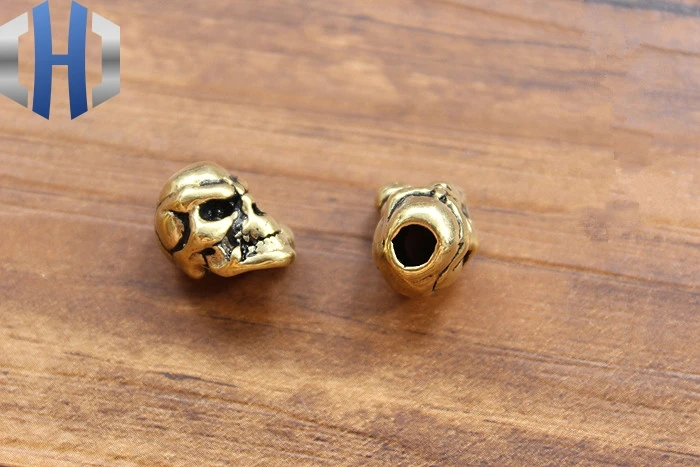 1 шт. сделай сам подвеска в виде зонта с черепом латунный нож бусины веревка