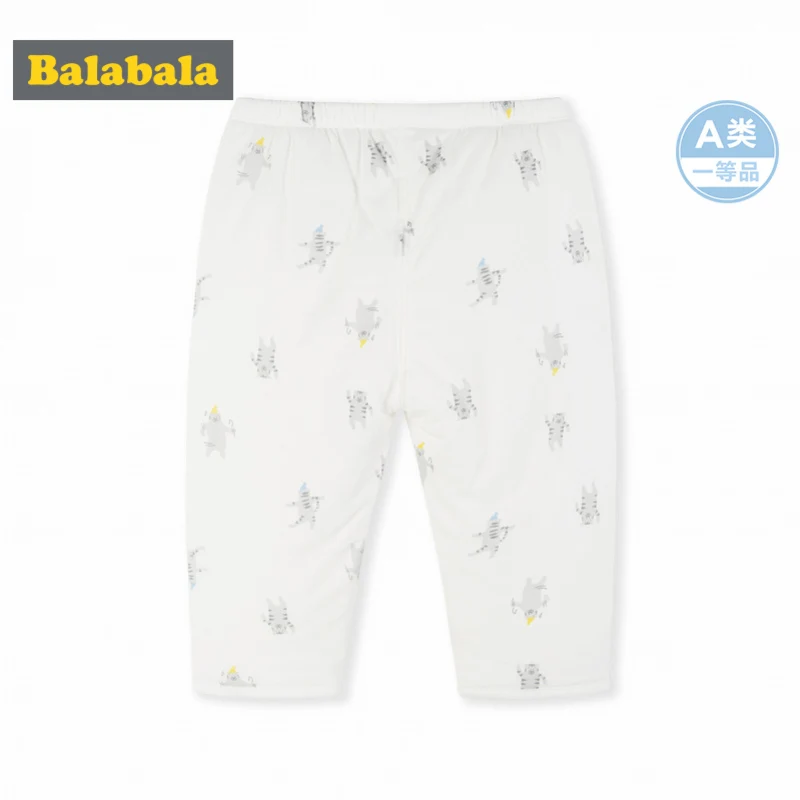 Штаны Balabala для младенцев 100% хлопок с принтом эластичный пояс новорожденных