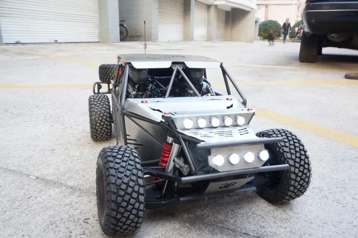 Металлическая защита всего корпуса со светодиодный светильник кой для Traxxas