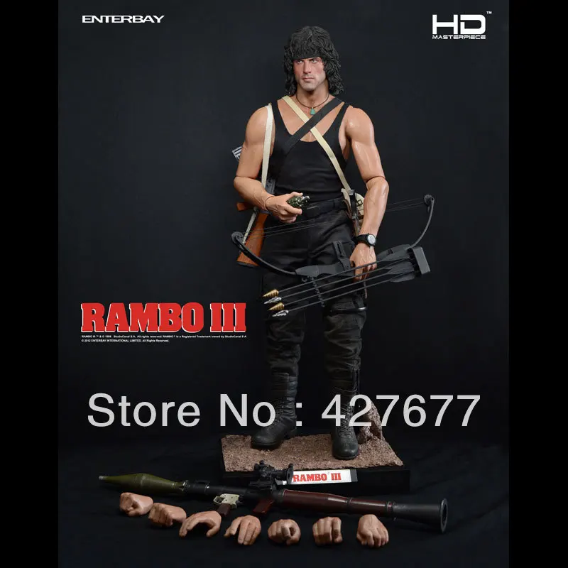 Rambo First Blood 1/4th scale Collectible Figurine Specification Enterbay HD Masterpiece | Игрушки и хобби