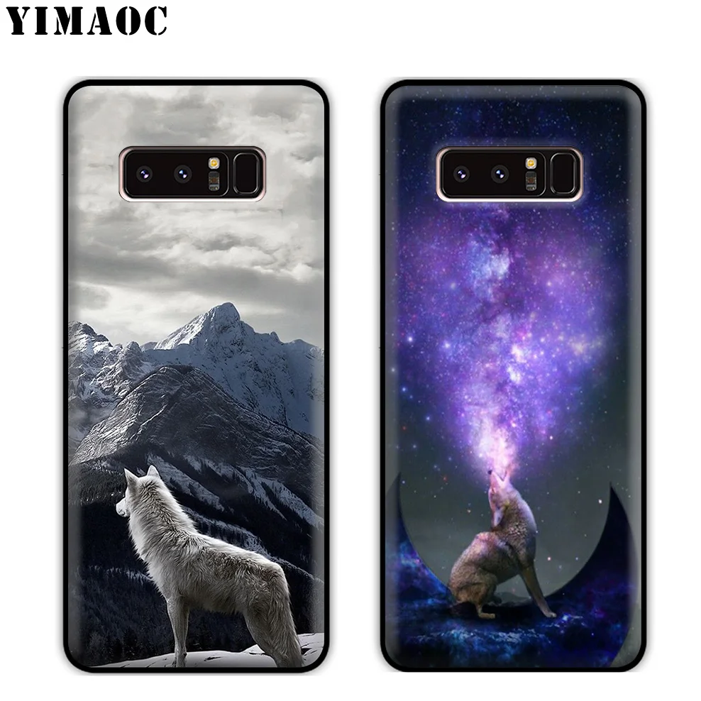 YIMAOC Wolf Art классный Мягкий силиконовый чехол для samsung Galaxy Note 10 Plus 9 8 A9 A8 A6 2018 A5 A3 2017 2016
