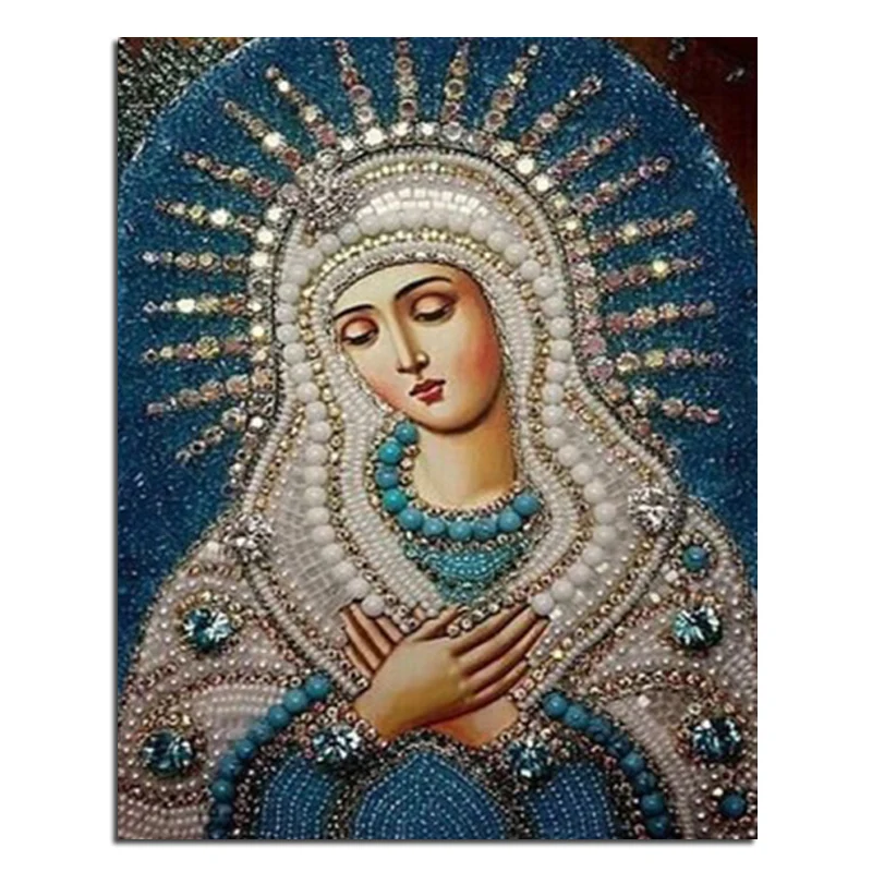 Синий mother of prayer 40x50 Diy Алмазная вышивка крестиком картина мозаика наборы Стразы |