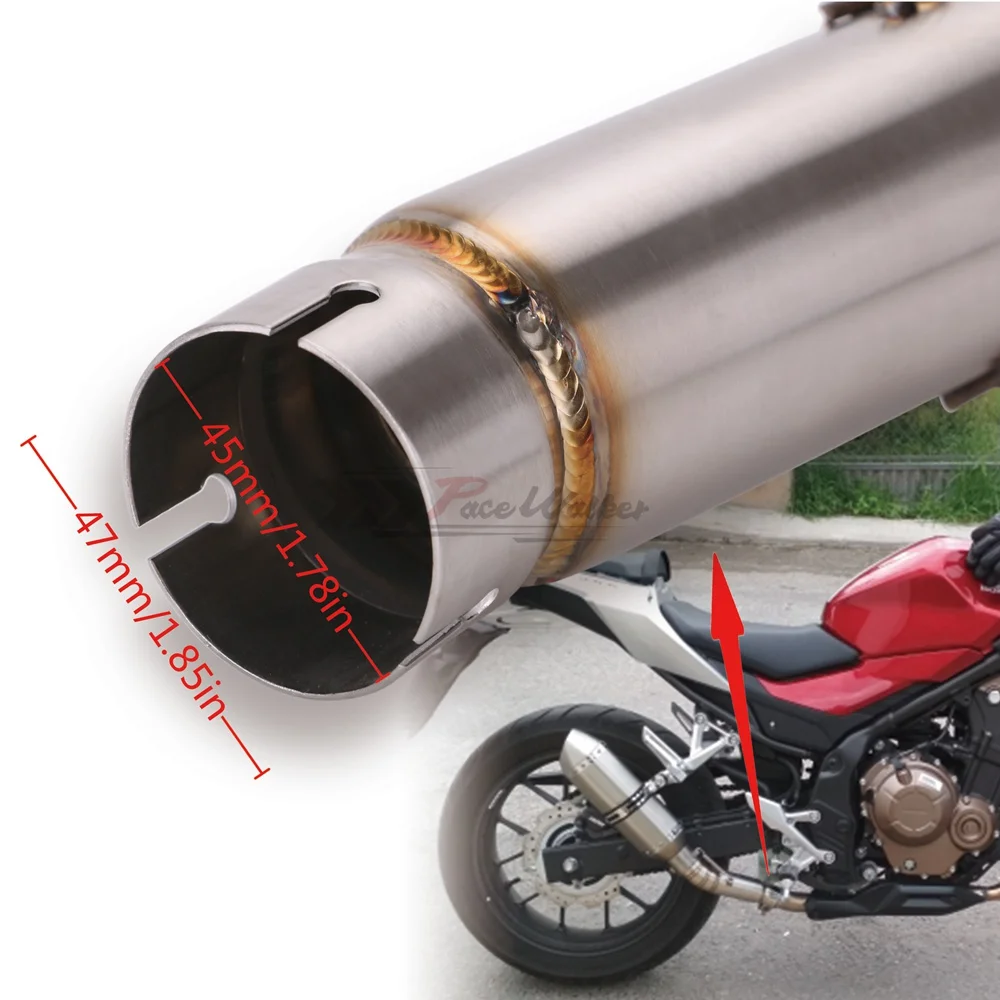 Бесплатная доставка Для cbr500 CBR 500R контакт выхлопной трубы мотоцикла средний