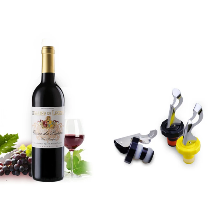 High Quality Silicone Reusable Bottle Stopper Wine Beverage Bottle Stopper for Kitchen VE
