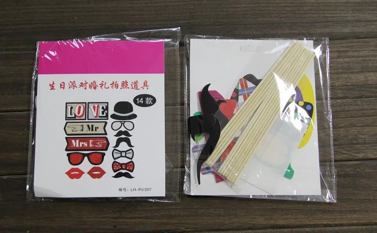 Любовь DIY фото стенд реквизит фотобудка для фотосессии на палочке фотография