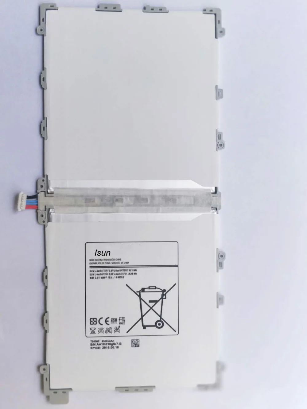 ISUN 5 шт./лот батарея для Samsung Note Pro 12 2 P900 SM P901 P905M T9500E/U 9500mAh Замена батареи|batteria