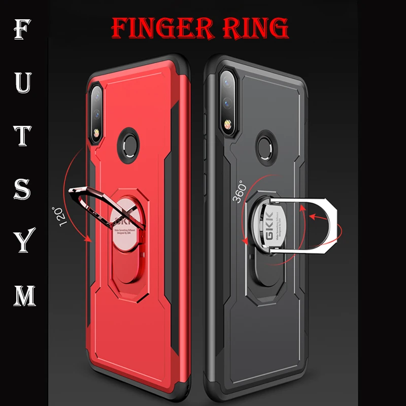 Ультратонкий Магнитный адсорбции подставку с палец кольцо 2 в 1 жесткий чехол для