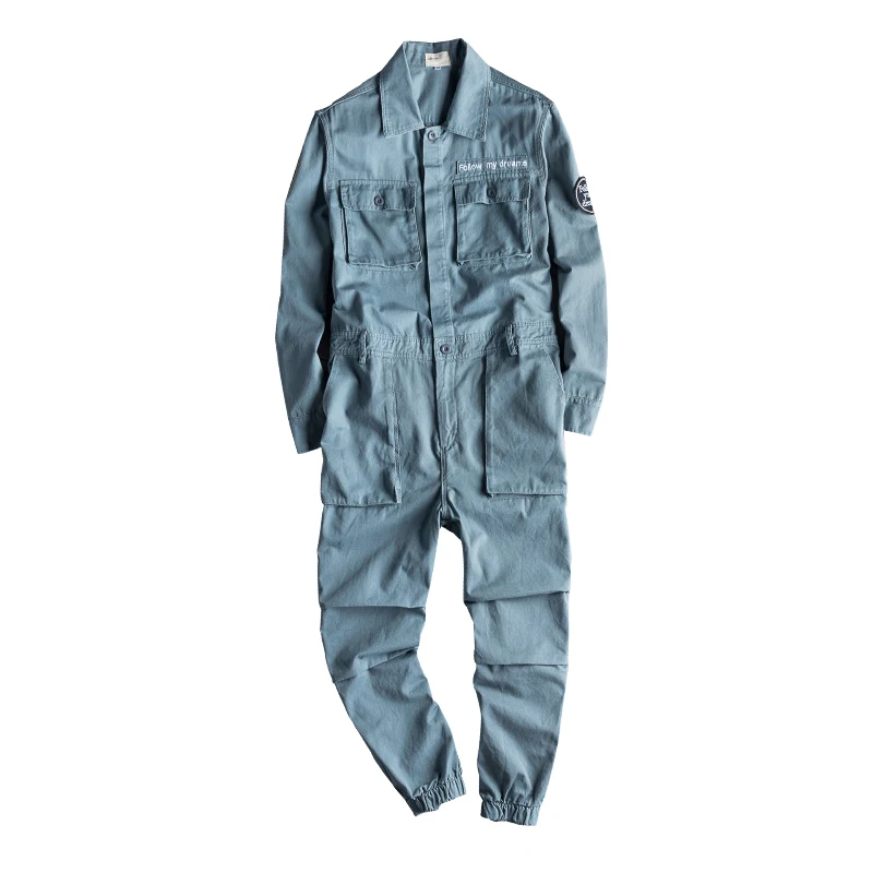 Новинка 2019 японский мужской модный хип-хоп комбинезон штаны Мужской Свободный