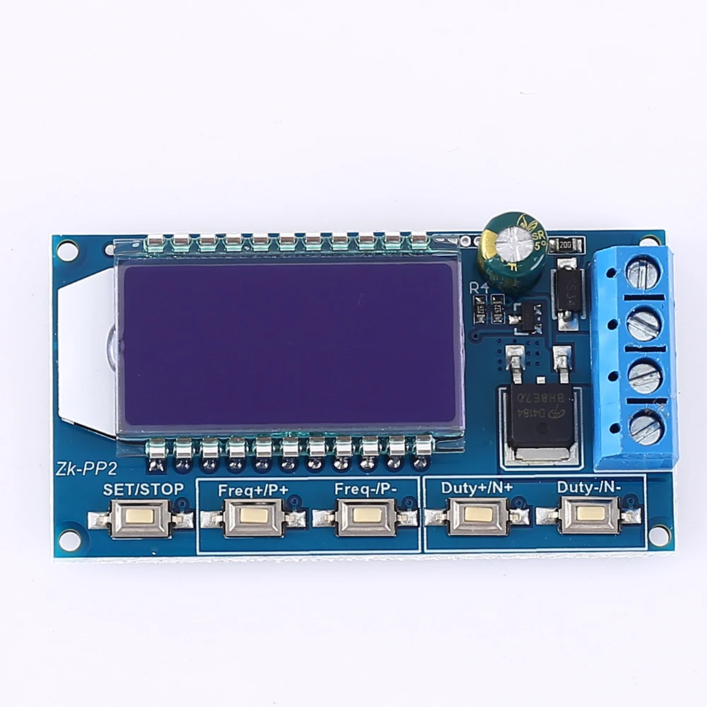 8A 1-канальный 1Hz-150 кГц двойной режим ЖК-дисплей PWM частота импульсов рабочий цикл модуль генератор сигналов модуль драйвера для двигателя лампа