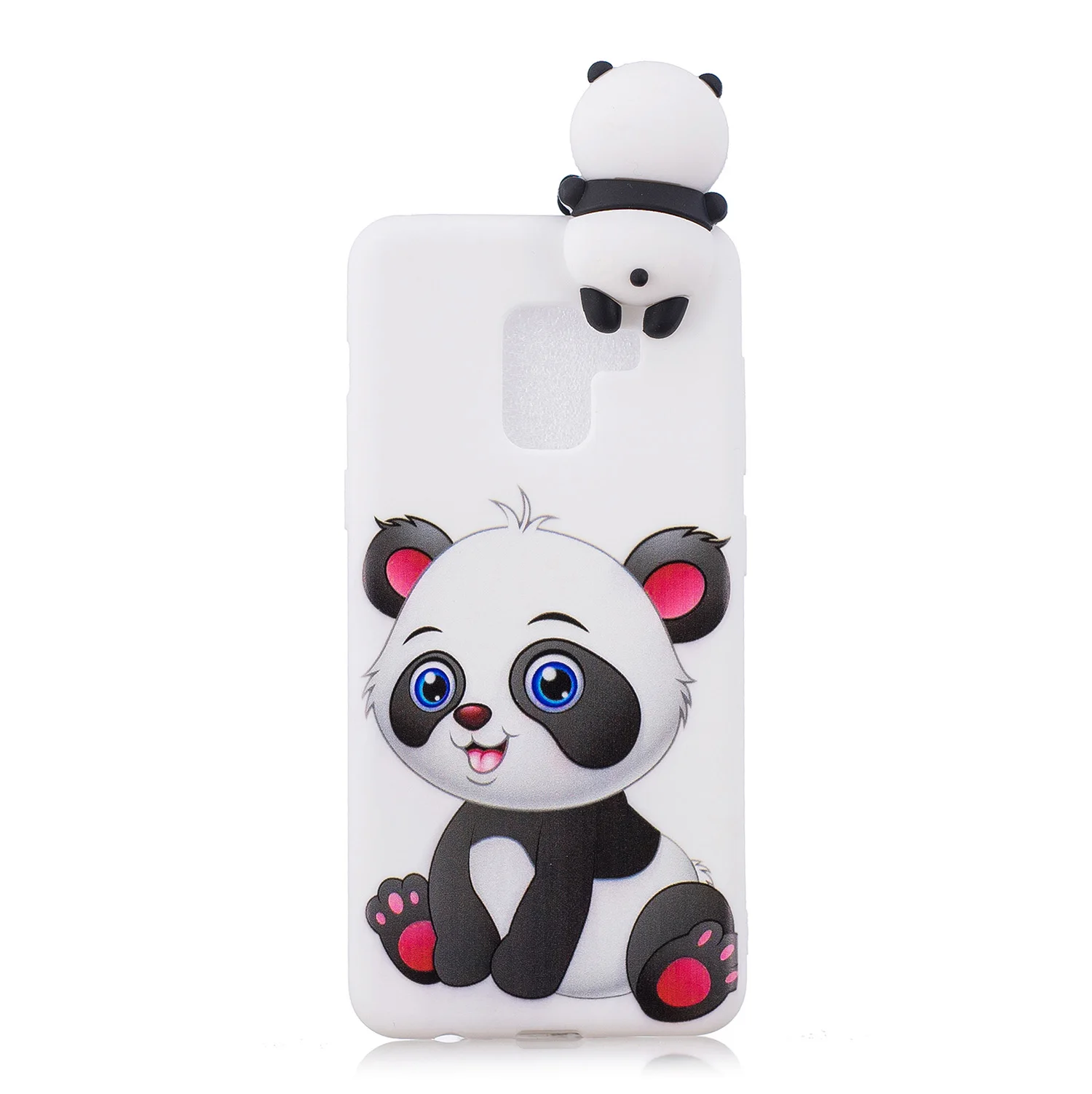 1 Panda 3D мягкий ТПУ чехол s для Fundas samsung galaxy s8 s9 plus s10 lite Coque s6 s7 edge A5 A6 A7 A9 A3 чехол-накладка ярких цветов - Цвет: 1 Panda