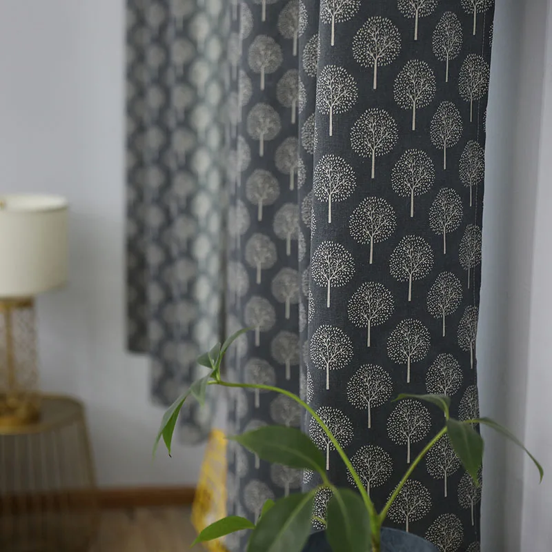 Занавески для гостиной спальни полузатемненные короткие занавески американский