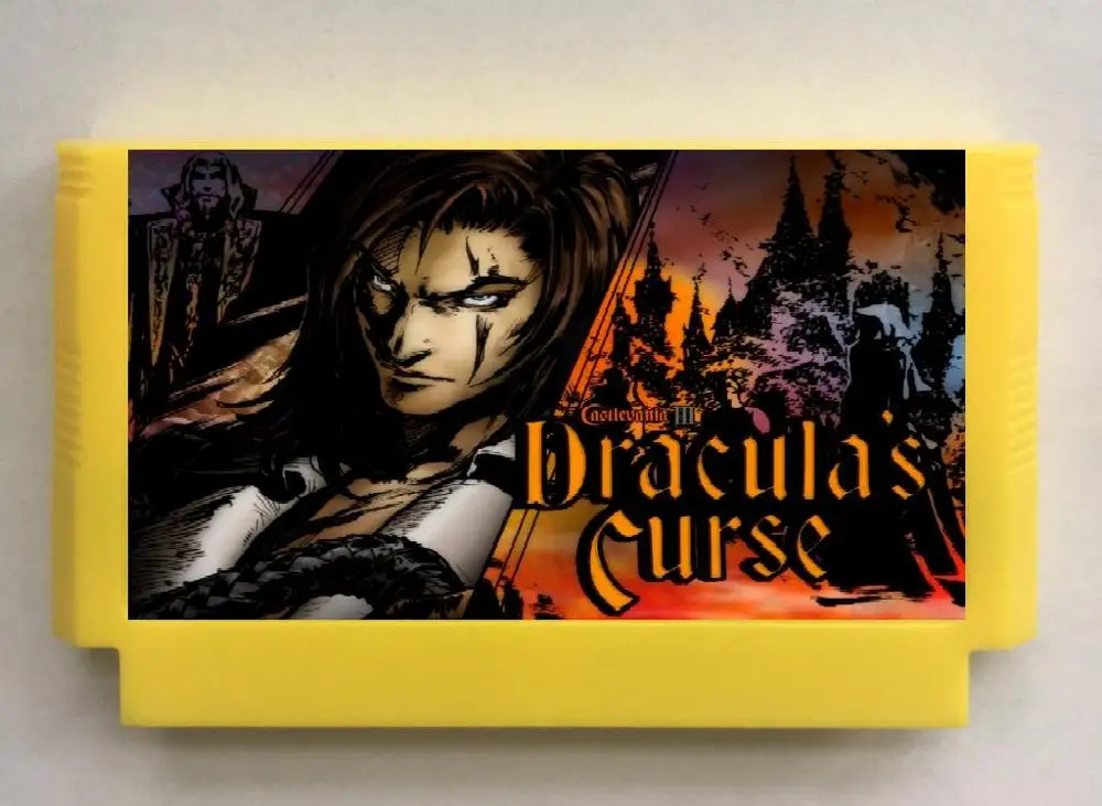 FC60Pins Version CastleVania 3 Английский игровой Картридж для NES консоли - Цвет: FC60Pins Version