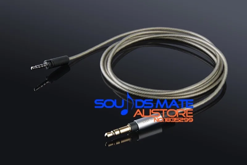 Обновленный посеребренный кабель OFC для наушников Sennheiser Накладные наушники 3