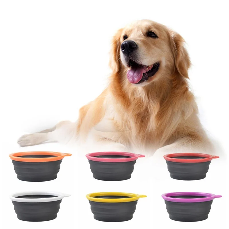 Полезная силиконовая разборная миска для кошек путешествий щенков W1 | Дом и сад