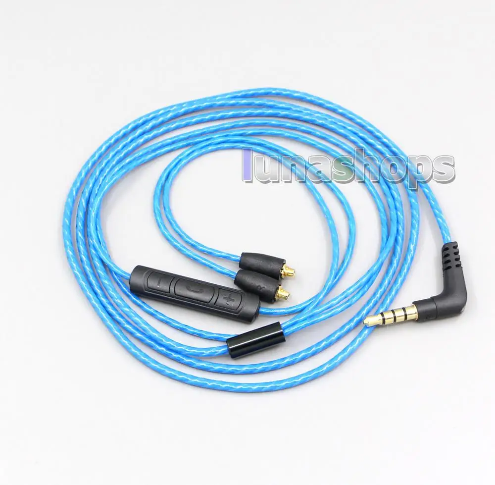 LN004900 с микрофоном Дистанционного наушники регулировкой громкости DIY Кабель для