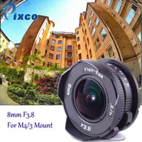 Pixco для EOS M FX 25 мм F1.8 HD. MC ручная фокусировка широкоугольный объектив для Fujifilm FX Крепление камеры, подходит для EOS M Крепление камеры