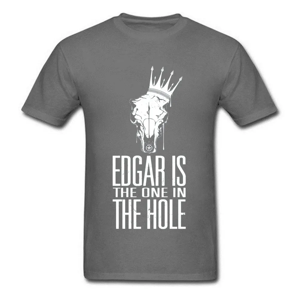 Футболка с изображением мексиканского черепа футболка надписью Edgar Is The One In Hole