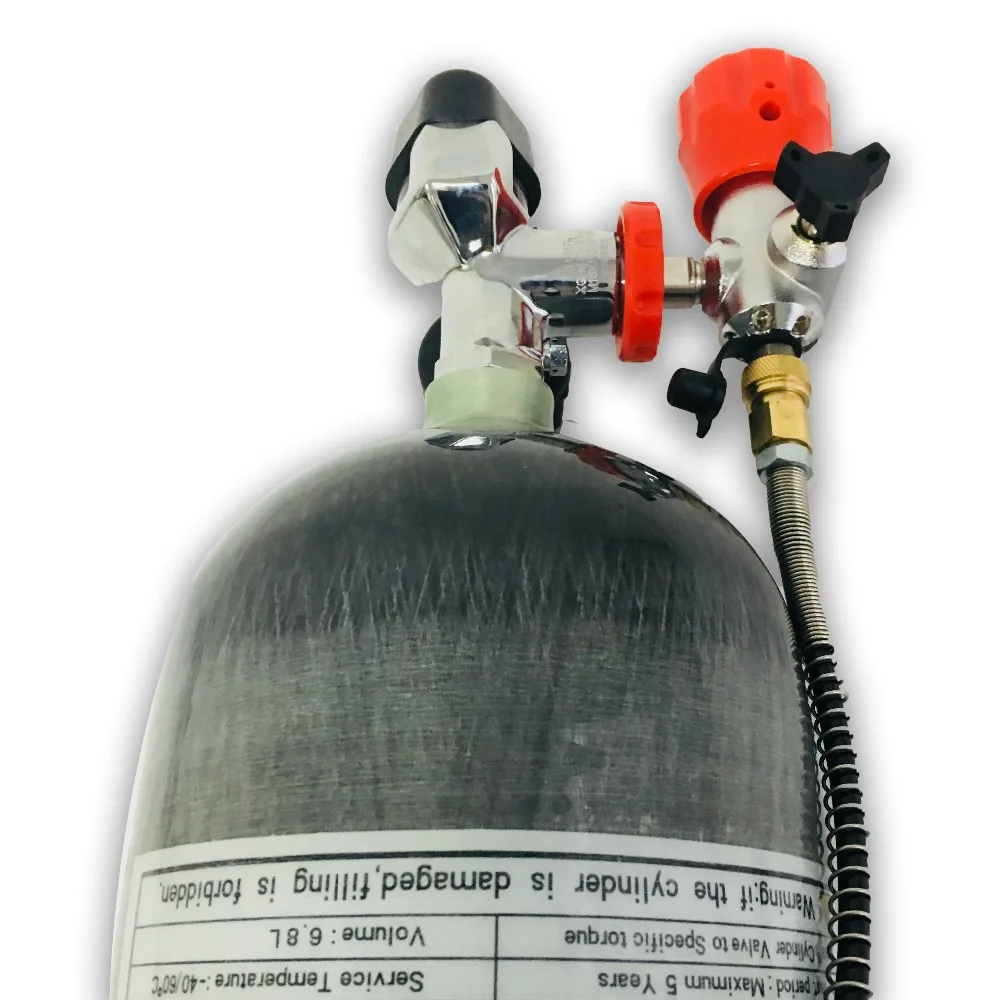 AC16820 4500psi стрельбы air винтовка углеродного волокна цилиндр и клапан заполнить