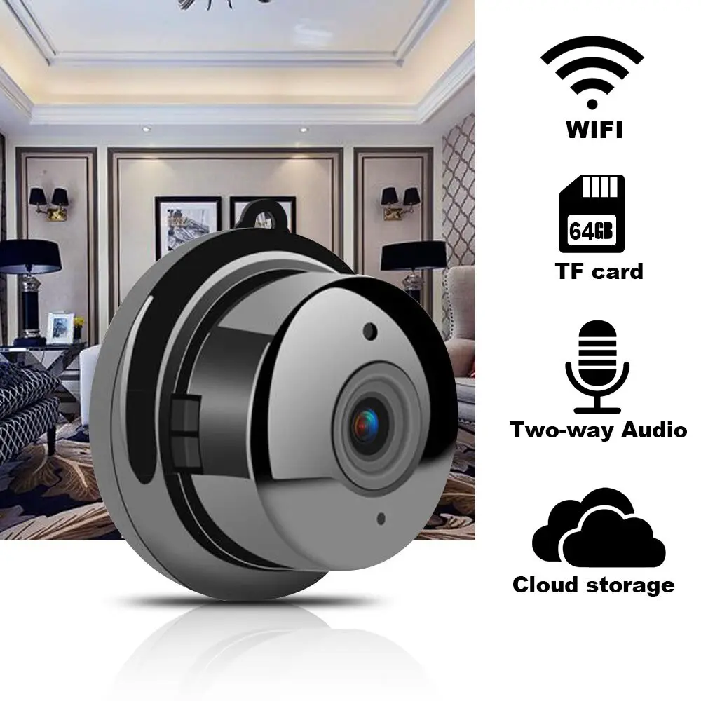 Беспроводная мини Wifi камера 1080P сеть Wi Fi IP Детский Монитор Домашняя безопасность