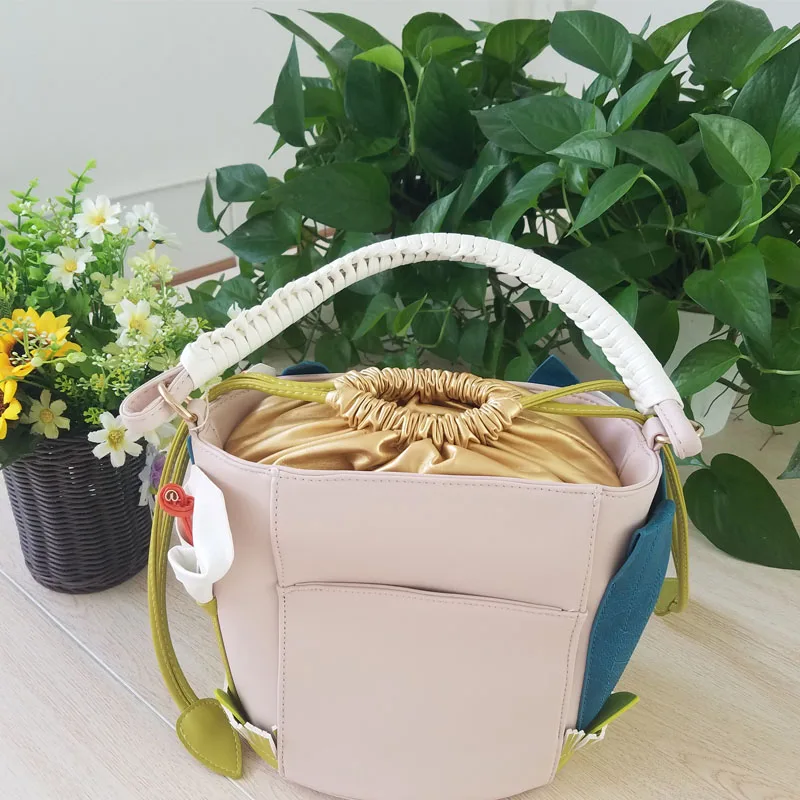 Сумка на плечо женская из кожи высокого качества|bucket bag|shoulder bag womenbag fashion women |