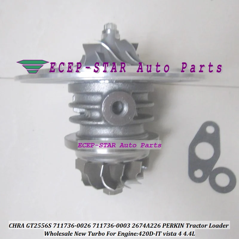 Турбо картридж CHRA GT2556S 711736 5026S 2674A226 для трактора MASSEY FERGUSON 5455 экскаватор 420D IT 4.4L vista