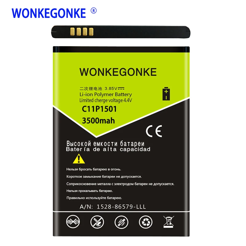 Аккумулятор WONKEGONKE C11P1501 для Asus Zenfone 2 Laser ZE601KL аккумулятор Zenfone2 Selfie ZD551KL ZE550KL батареи